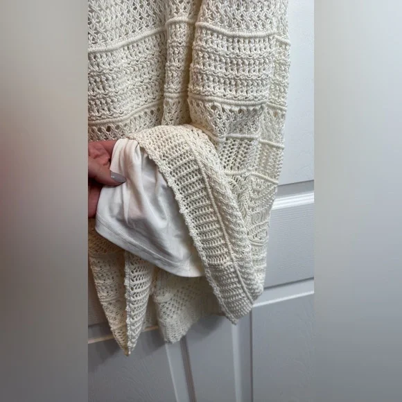 NWT Abercrombie and Fitch Crochet Style Mini Dress Cream
Color XL TALL(44” long) - Picture 8 of 11